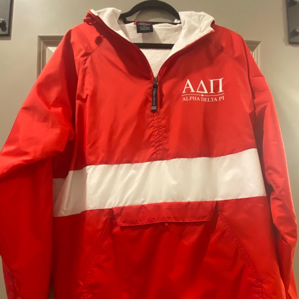 Alpha Delta Pi (ADPi) Rain Jacket Quarter Zip